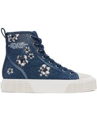 Marc Jacobs - 'The Sequin Daisy Denim High Top' Sneakers - Lyst
