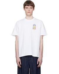 CASABLANCA - Tennis Landscape Short Sleeve T‑Shirt - Lyst