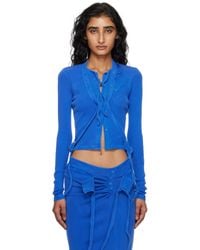 OTTOLINGER - Double Closure Rib Cardigan - Lyst