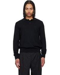 BOSS - Knit Cotton-Blend Polo - Lyst
