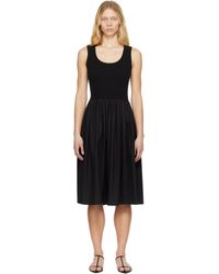 NOTHING WRITTEN - ブラック Tulle Midi One-Piece ミディアムワンピース - Lyst