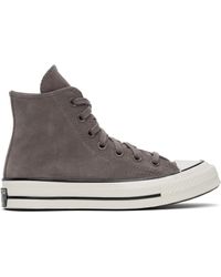 Converse - Taupe Chuck 70 Heritage Color Suede Sneakers - Lyst