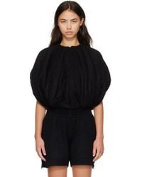 Rick Owens - Tower Temple Bubble Cropped Sweater - Lyst
