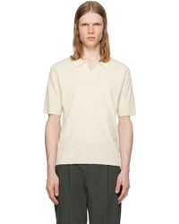 Norse Projects - Off- Leif Cotton Linen Polo - Lyst
