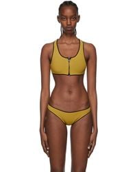 Abysse - Yellow Jenna Bikini Top - Lyst