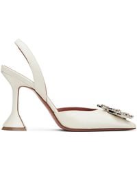 AMINA MUADDI - Off- Begum Sling 95 Heels - Lyst