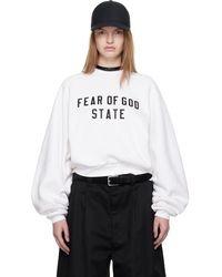 Fear Of God - Fleece Raglan Crewneck Sweatshirt - Lyst