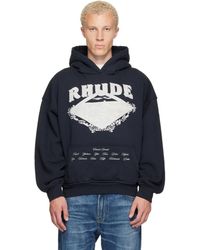 Rhude - Pull À Capuche Dakar Convoy Noir - Lyst