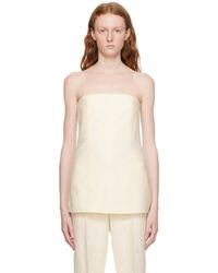 Helmut Lang - Off-white Slit Camisole - Lyst