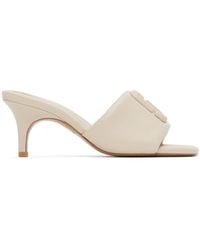 Marc Jacobs - Off- 'the Leather J Marc' Heeled Sandals - Lyst