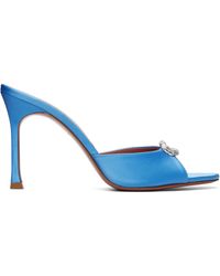 AMINA MUADDI - Mini Camelia Slipper 95 Heeled Sandals - Lyst