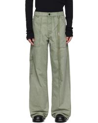 Ann Demeulemeester - Monder Workwear Comfort Cargo Pants - Lyst