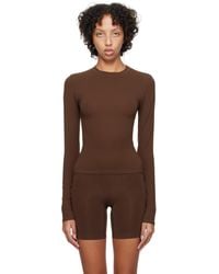 Skims - Brown Fits Everybody Long Sleeve T-shirt - Lyst