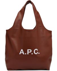 A.P.C. - Tan Ninon Tote - Lyst