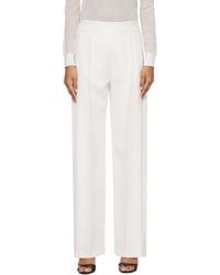 Courreges - Snap Twill Flare Trousers - Lyst