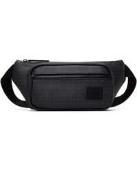HUGO - Grained Faux-Leather Belt Bag - Lyst