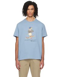 Polo Ralph Lauren - T-shirt bleu à ourson polo bear - Lyst