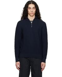 BOSS - Quarter-Zip Cotton Track Jacket - Lyst