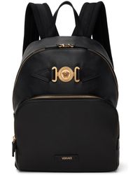 Versace - Black Medusa biggie Backpack - Lyst