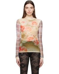 OPEN YY - Printed Long Sleeve T-Shirt - Lyst