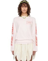 Simone Rocha - Pillowcase Logo Print Long Sleeve T-Shirt - Lyst