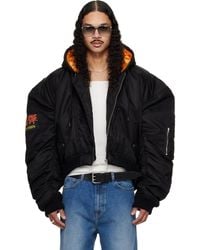 Lu'u Dan - Distorted Ma1 Bomber Jacket - Lyst