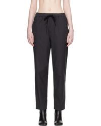 MM6 by Maison Margiela - Wool Drawstring Trousers - Lyst