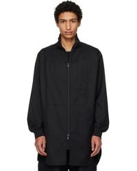 Y-3 - Refined Wool Long Track Jacket - Lyst