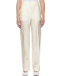 GIA STUDIOS - Off- Gala Trousers - Lyst
