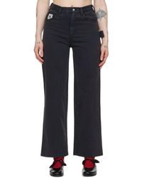 Bode - Black Knolly Brook Trousers - Lyst