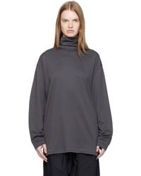 Lemaire - Relaxed Mock Neck T-Shirt - Lyst