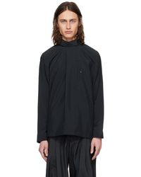 Homme Plissé Issey Miyake - Chemise verso noire - Lyst