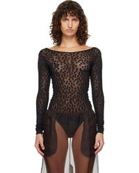 Wolford - Sweet Dots Thong Bodysuit - Lyst