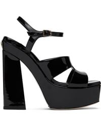 Jimmy Choo - Sandales À Talon Bottier Ellison/Pf 140 Noires - Lyst