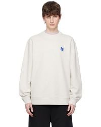 Adererror - グレー Sig; Trs Tag 01 スウェットシャツ - Lyst