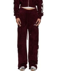 Amiri - Burgundy Bones Track Pants - Lyst