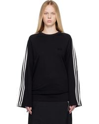 Y-3 - Long Sleeve 3-stripes T-shirt - Lyst