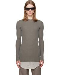 Rick Owens - Tower Ribbed Round Neck Sweater - Lyst