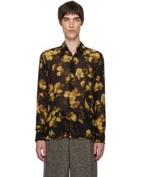 メンズ Dries Van Noten ブロードクロス トラウザーズ ブラック | Lyst