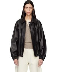 Ssstein - Sheep Leather Zip Short Jacket - Lyst