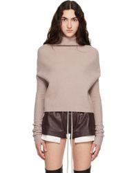 Rick Owens - Tower Ls Crater Sweater - Lyst