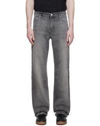 Courreges - Gray Relaxed Jeans - Lyst