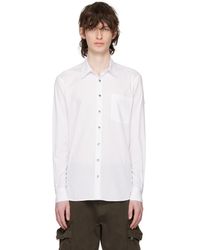 Moncler - White Press-stud Shirt - Lyst