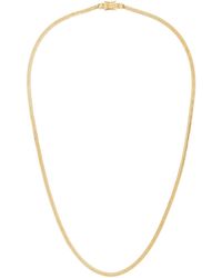Tom Wood Ada Slim-chain Necklace in Gold Metallic for Men Mens Jewellery Necklaces 