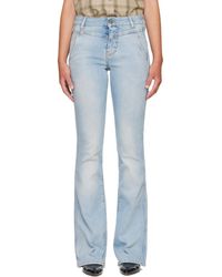Amiri - Jean Skinny Évasé Bleu - Lyst