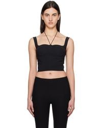 Nensi Dojaka - Quilted Cups Bustier Top - Lyst