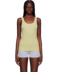 CDLP - Khaki Rib Tank Top - Lyst