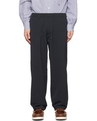 Nanamica Alphadry Wide Easy Trousers - Black