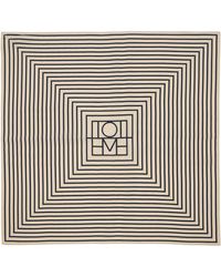 TOTEME - Signature Monogram Silk Scarf - Lyst
