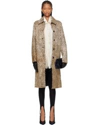 Rohe - Tan Cheetah Pony Hair Coat - Lyst